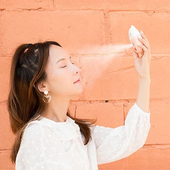 

40ml Portable Handheld Alarm Humidifier USB Rechargeable Water Air Diffuser Face Skin Nebulizer Steamer Mist Sprayer Hot Sale