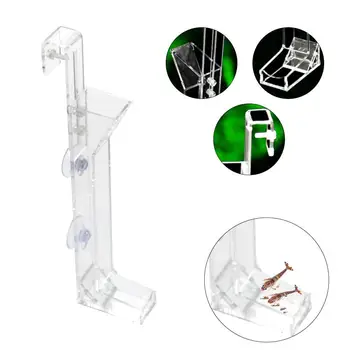 

Fish Tank Fish Feeder Acrylic Shrimp Feeder Tube Feeding Tube Dish Set Fish Tank Accessories Aquarium Crystal Shrimp