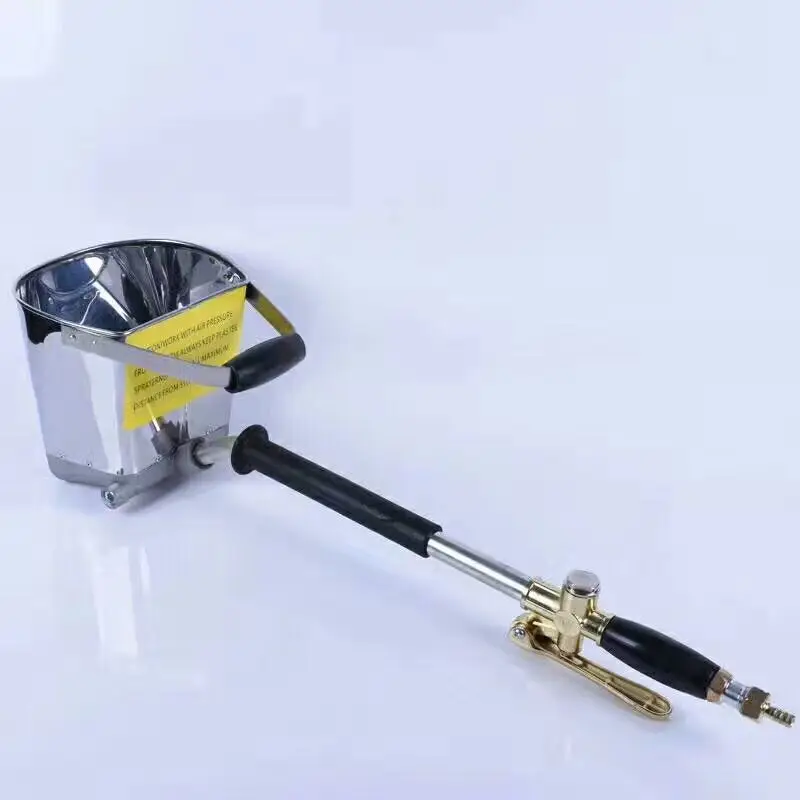 

Cement Mortar Spray Gun Spraying Machine And Exterior Multi-functional Waterproof Fire Retardant Coating Spraying Funnel Manufac