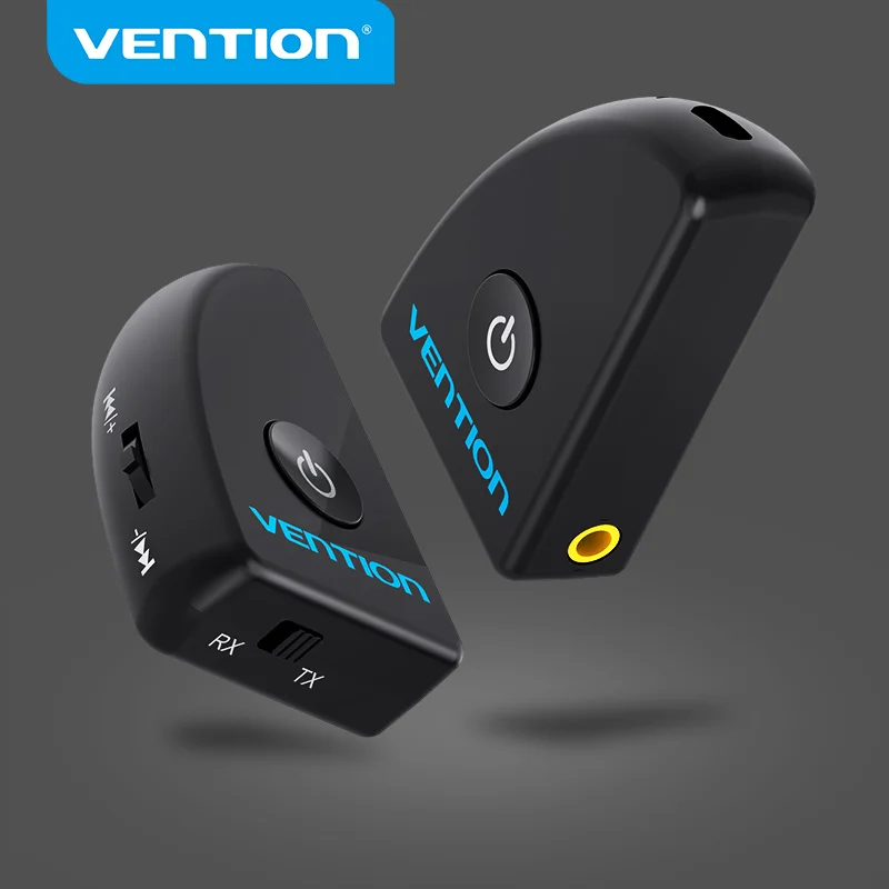 Bluetooth аудио приемник Vention беспроводной передатчик для ТВ наушников колонок Aux 3 5