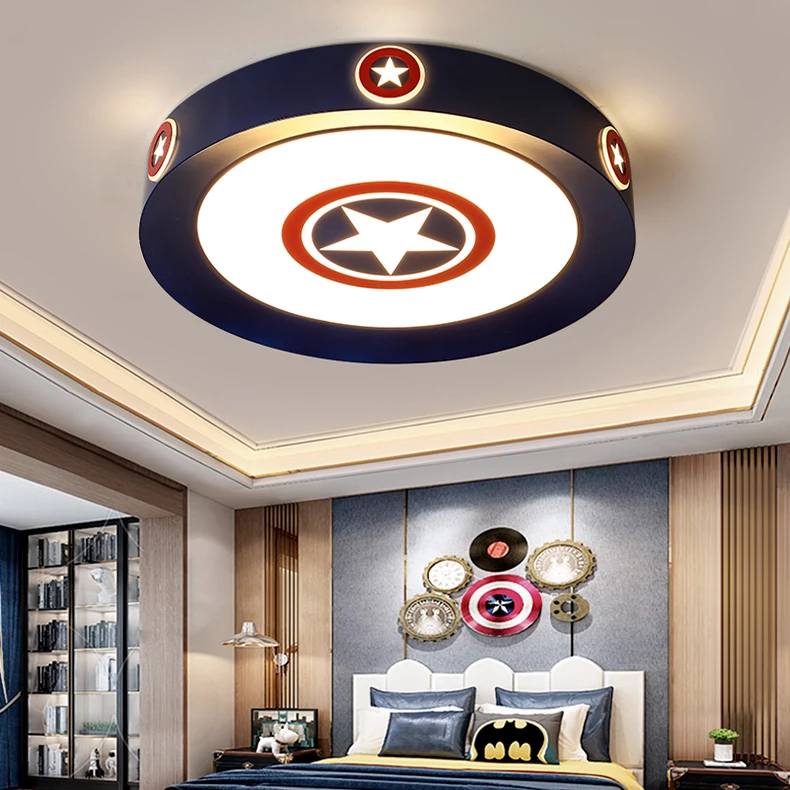 Super Hero Ceiling Lights For Boy's Room