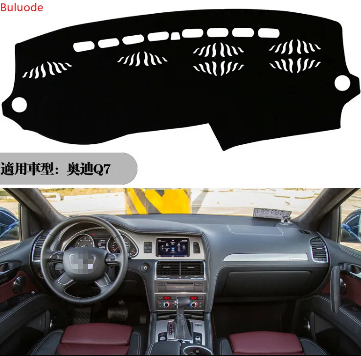 

For AUDI Q7 2016 2017 2018 2019 Dashboard Cover Sun Shade Non-slip Dash Mat Pad Carpet Car Stickers Interior Accessories
