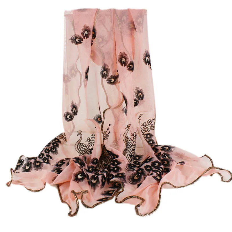 Осенне-зимний женский шарф с цветочной вышивкой кружевной шарф длинный мягкий шарф шаль Осень-зима женский Шарф Палантин#927
