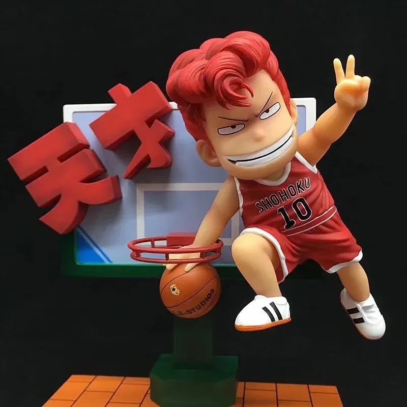 

Anime Toy Slam Dunk Tiancai Sakuragi Hanamichi Sakuragi Xiangbei on Dunk Scene Garage Kit
