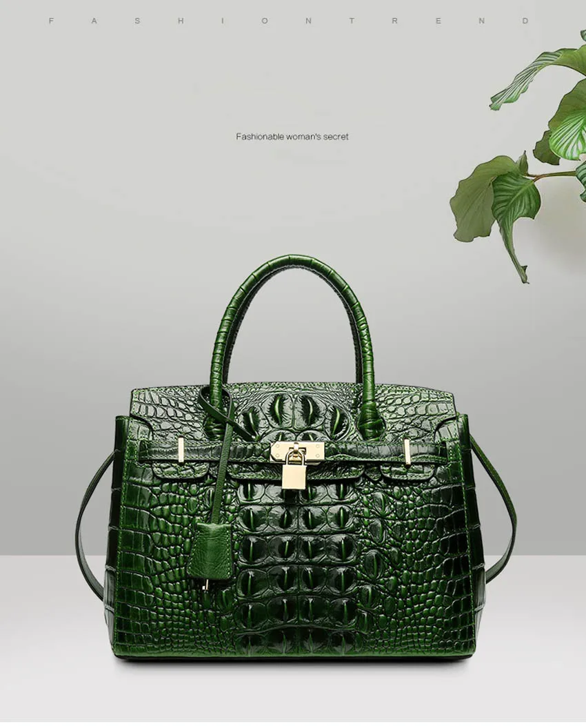 SUWERER новые женские сумки из натуральной кожи роскошные сумки Женская Сумка Дизайнерские крокодиловые узоры тиснение женские кожаные сумки