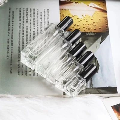 5ml 10ml 20ml 30ml 50ml Transparent Glass Spray Bottle Sample Glass Vials Portable Mini Perfume Atomizer Gold Silver black Cap 24 pcs lot 13 30 50mm 20ml little glass jars small glass bottle stopper test tube empty container transparent test tube