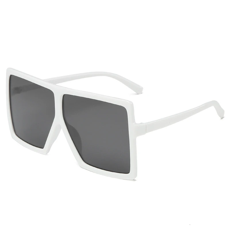 framed black gray Модные уличные фотографии, все виды солнцезащитных очков, модные очки, новые европейские и американские Солнцезащитные очки с большой оправой - Название цвета: framed black gray