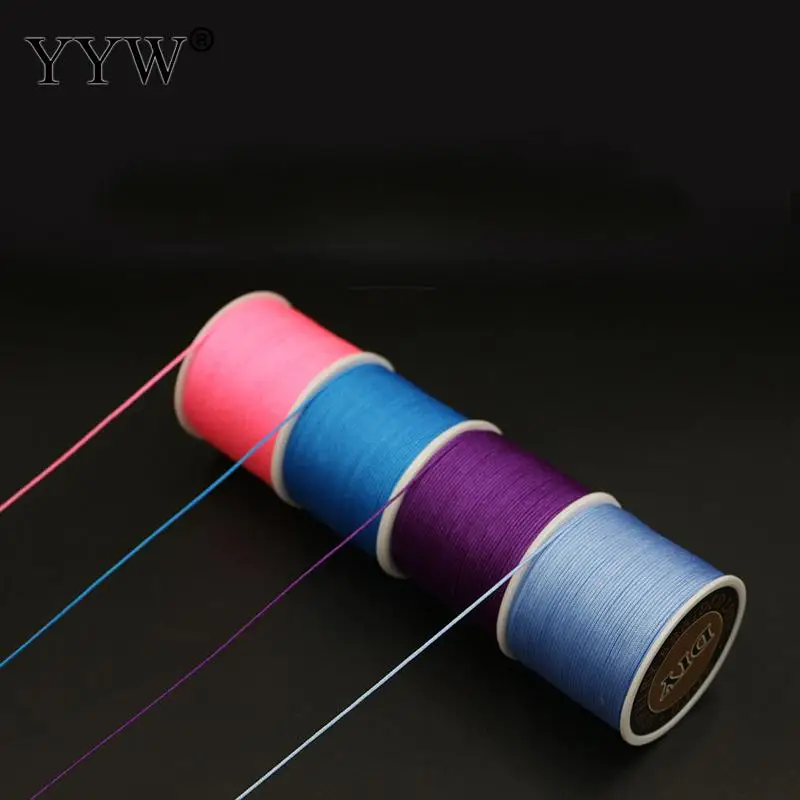 

0.8mm 45m Nylon Cord Thread Chinese Knot DIY Tassels Beading String Thread Rope Macrame Cord Bracelet Braided String 39 Colors