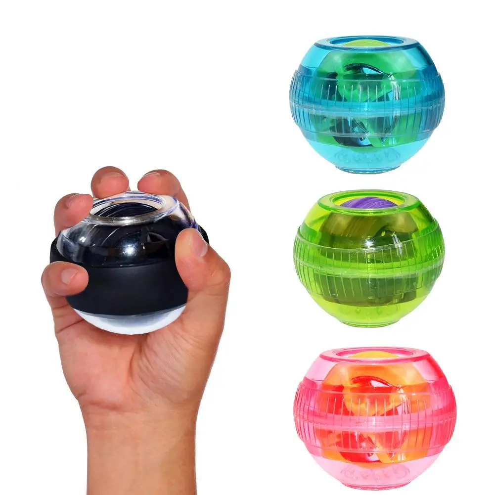LED Wrist Ball Trainer Gyroscope Strengthener Gyro Power Ball Arm Exerciser Power ball Exercise Machine Gym Fitness Equipment
