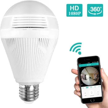 

LED Light 960P Wireless Panoramic Home Security WiFi CCTV Fisheye Bulb Lamp IP Camera 360 Degree Home Security Burglar