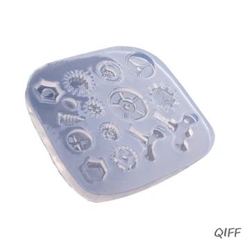 

Mirror Epoxy Mould Steam Age Gear Screw DIY Crystal Silicone Mold