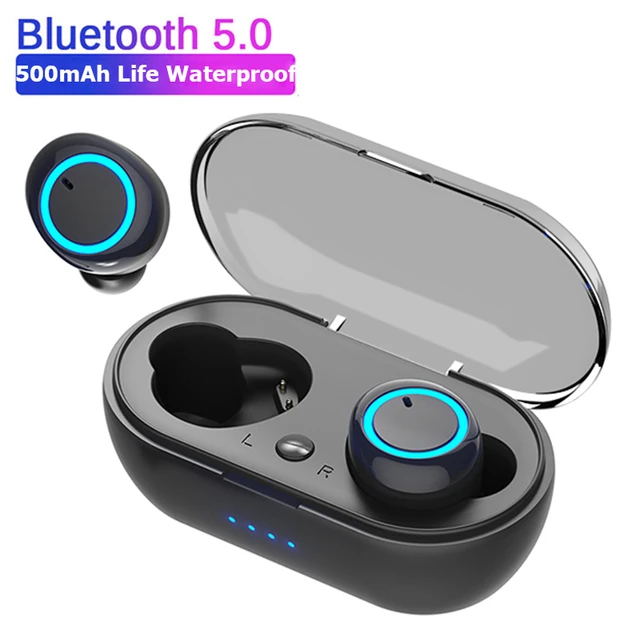 2021 TWS Wireless Bluetooth 5.0 Earphone Touch Control 9D Stereo Headset with Mic Sport Earphones Waterproof Earbuds LED Display 1