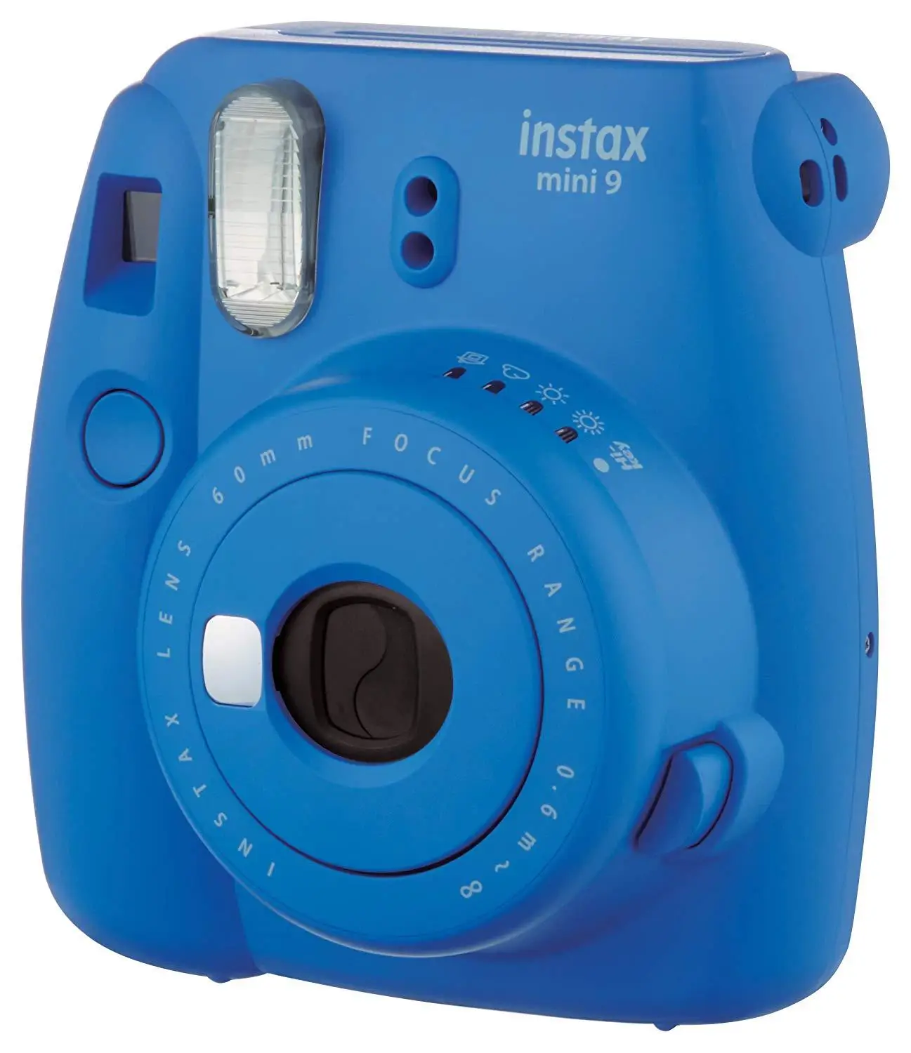 Drak blue Новинка, 5 цветов, Fujifilm Instax Mini 9, фотокамера моментальной печати+ 14 в 1 комплект, чехол-сумка для видео, защитный фильтр+ альбом+ наклейка - Цвет: Drak blue
