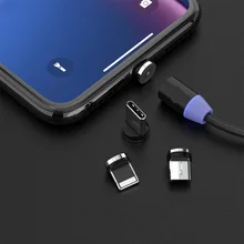 

LED Type C Cable Magnet Charger Data Charge Micro USB Cable Mobile Phone Cable USB Cord Magnetic USB Cable Fast Charging