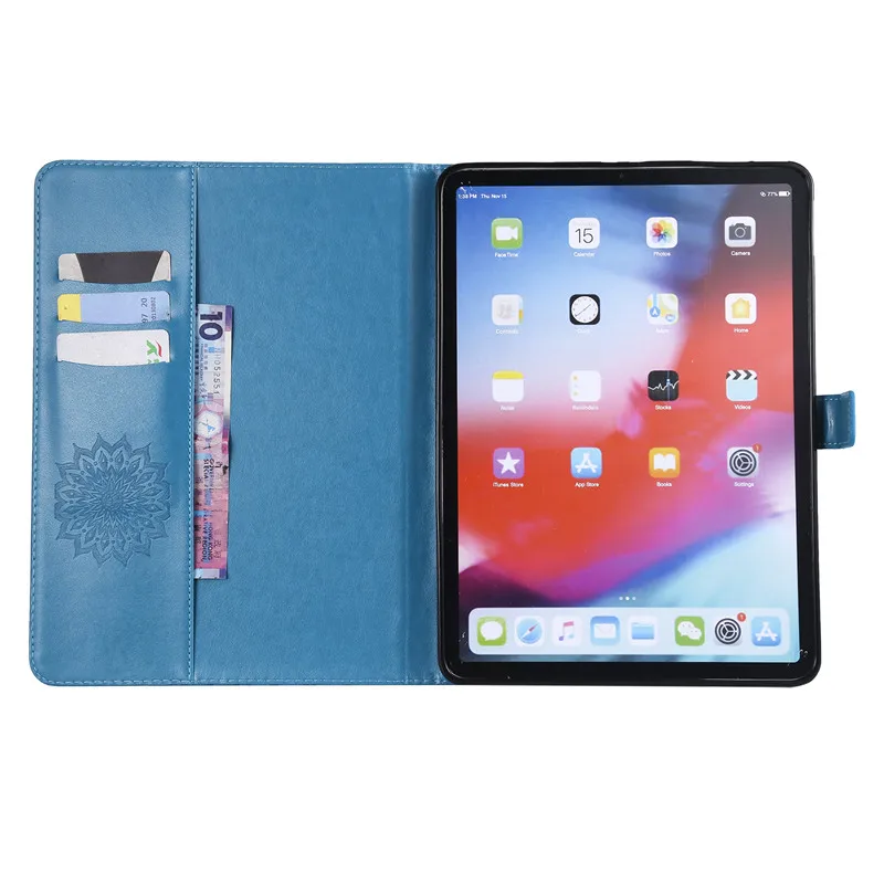 Wekays для Apple iPad Pro 11 дюймов Мультфильм солнце цветок кожаный чехол для Coque iPad Pro 11 дюймов чехол Etui