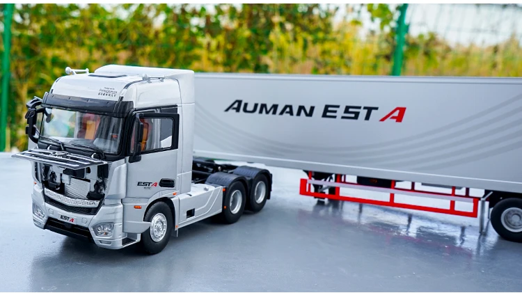 1:36 литье под давлением модель для Foton Daimler Auman EST-A контейнер грузовик сплав игрушка Подарки еста трактор прицеп EST
