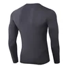2020 Winter Thermal Fleece Long Sleeve Running T-Shirt Men Quick Dry Stretch V-Neck Gym Fitness Shirt Sportswear Top Tees Custom 2