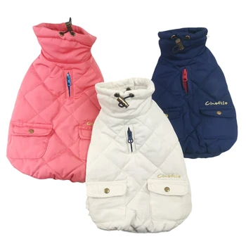 

Waterproof Reversible Dog Jacket Designer Warm Plaid Winter Dog Coats Pet Clothes Elastic Small to Large Dog Clothes Winter