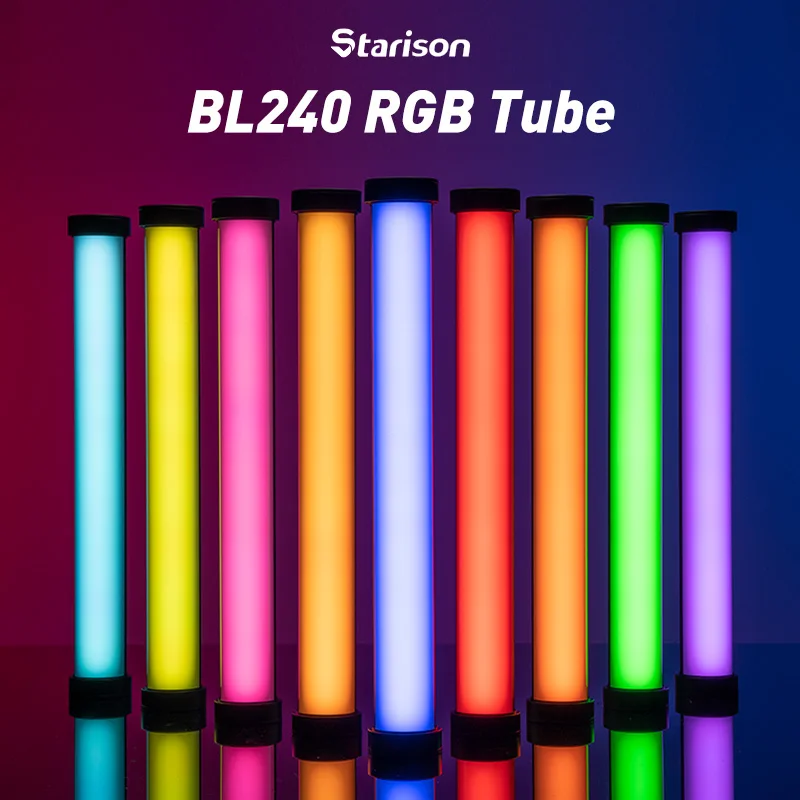 Двухцветная трубка Starison 2600K-6000K ручная RGB светодиодсветильник лампа для