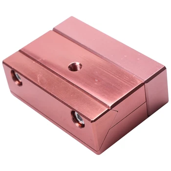 

1 Set Durable Aluminum Alloy Rose Gold Diy Lipstick Mold with 2Holes Dual Uses Lip Rouge Balm Lipbalm Fill Mould Maker Tools