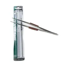 OOTDTY 1 PK-119 T пинцет с прямым наконечником волоконный зажим для пайки ювелирных изделий деревянная ручка инструмент Прямая поставка 63HF