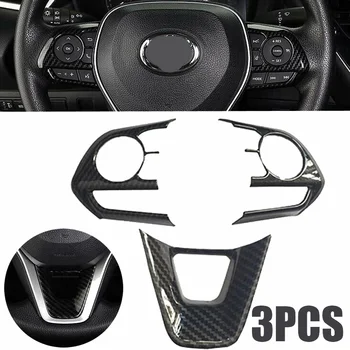 

Car Steering Wheel Trim Auto 3pcs For Toyota Corolla Hatchback 2009 Interior Panel