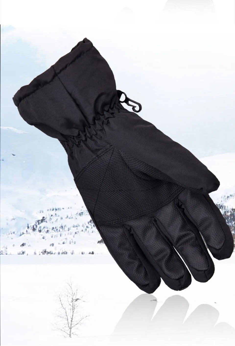 Хит! Мужские/Женские/Детские лыжные перчатки, перчатки для сноуборда, Сверхлегкие Водонепроницаемые зимние теплые флисовые перчатки для езды на мотоцикле и снегоходе