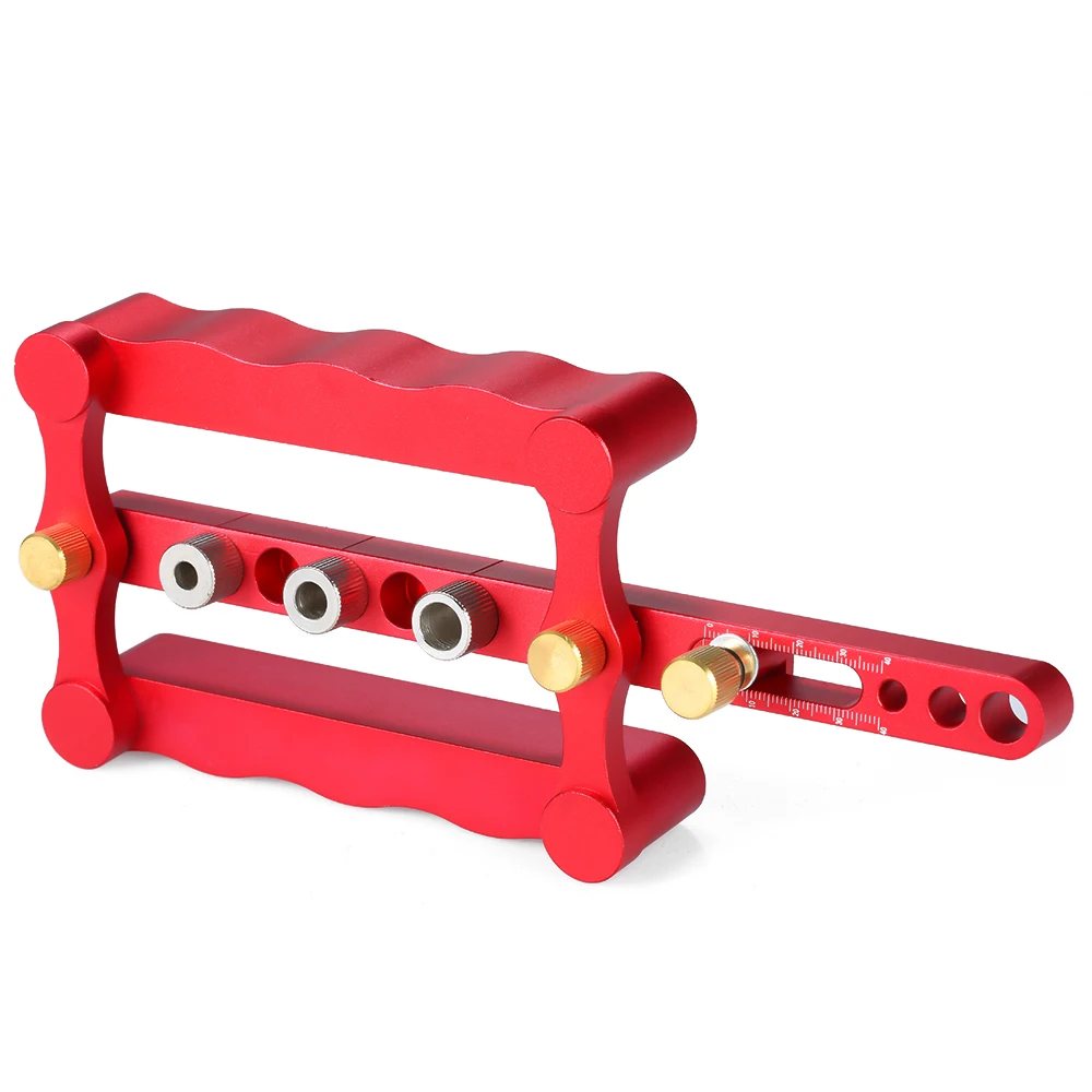

Self Centering Dowelling Jig 6/8/10mm Self Centering Locator Dowel Jig Hole Locator Wood Dowel Hole Drilling Guide