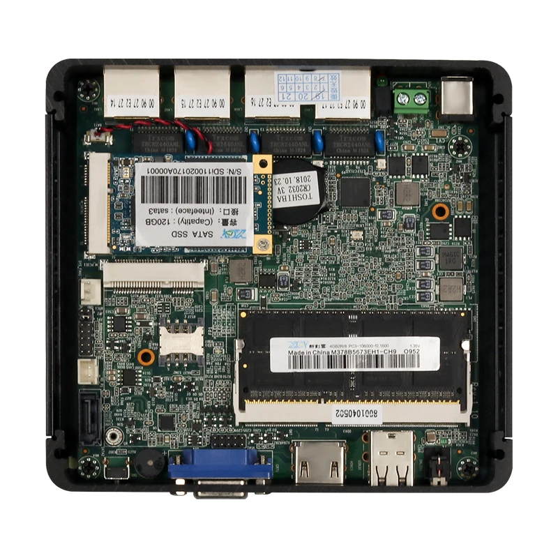 Xcy X30a Firewall Roteador Mini pc Celeron J1900 4x Gbe Intel I211 Nic Wifi 4g Lte Pfsense Opnsense Linux Aparelho - Imagem 6