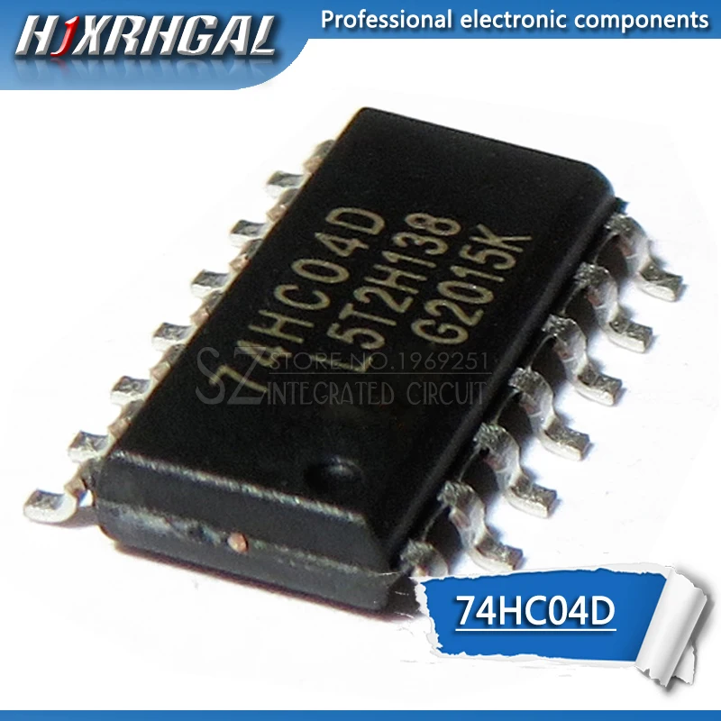 1 шт. 74HC00D 74HC164D 74HC165D 74HC02D 74HC04D 74HC125D 74HC138D 74HC595D 74HC14D 74HC257D и IC HJXRHGAL - Цвет: 74HC04D