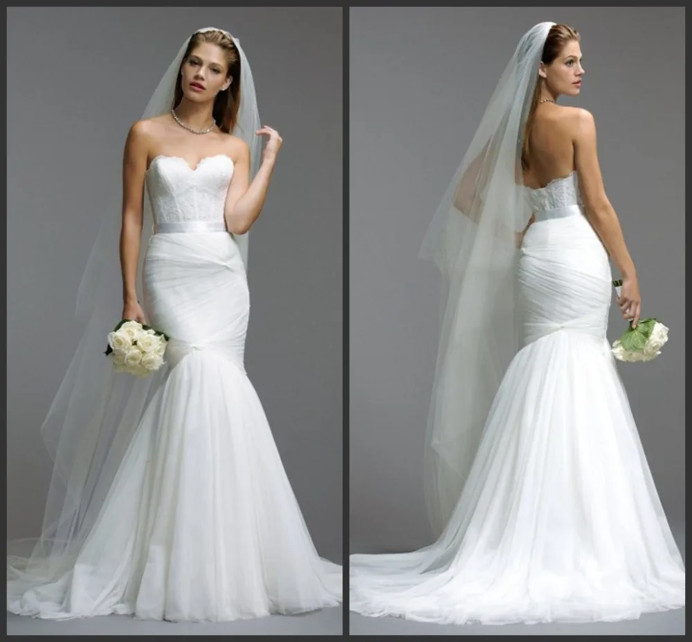 Горячая сексуальная милая стиль романтическое Casamento vestido de noiva кружевное винтажное платье русалки для невесты
