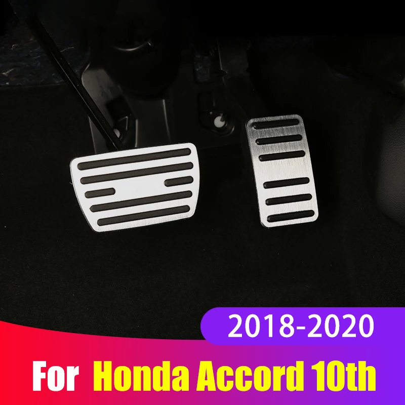 Aluminum alloy Car Accelerator Fuel Pedal Brake Pedals Cover Non Slip