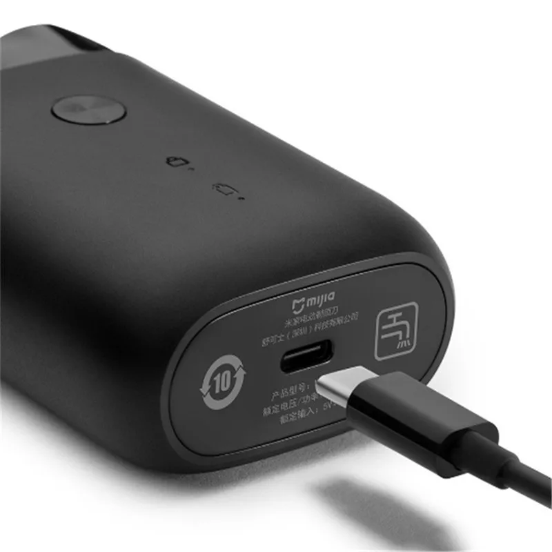 Xiaomi Mijia электробритва с двойным кольцом Поплавок для бритья type-C электробритва IPX7 водонепроницаемый бесшумный двигатель сухой влажный USB