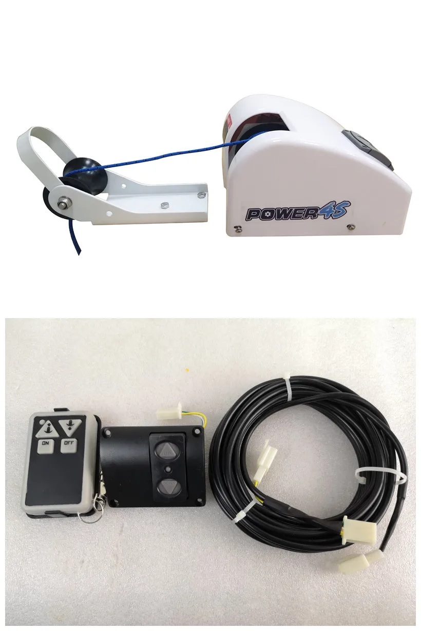 

Free Shipping 12V Wireless Remote Control&Second Switch Kit Anchor Winch Windlass 25Lb For Saltwater Marine Boat Pontoon