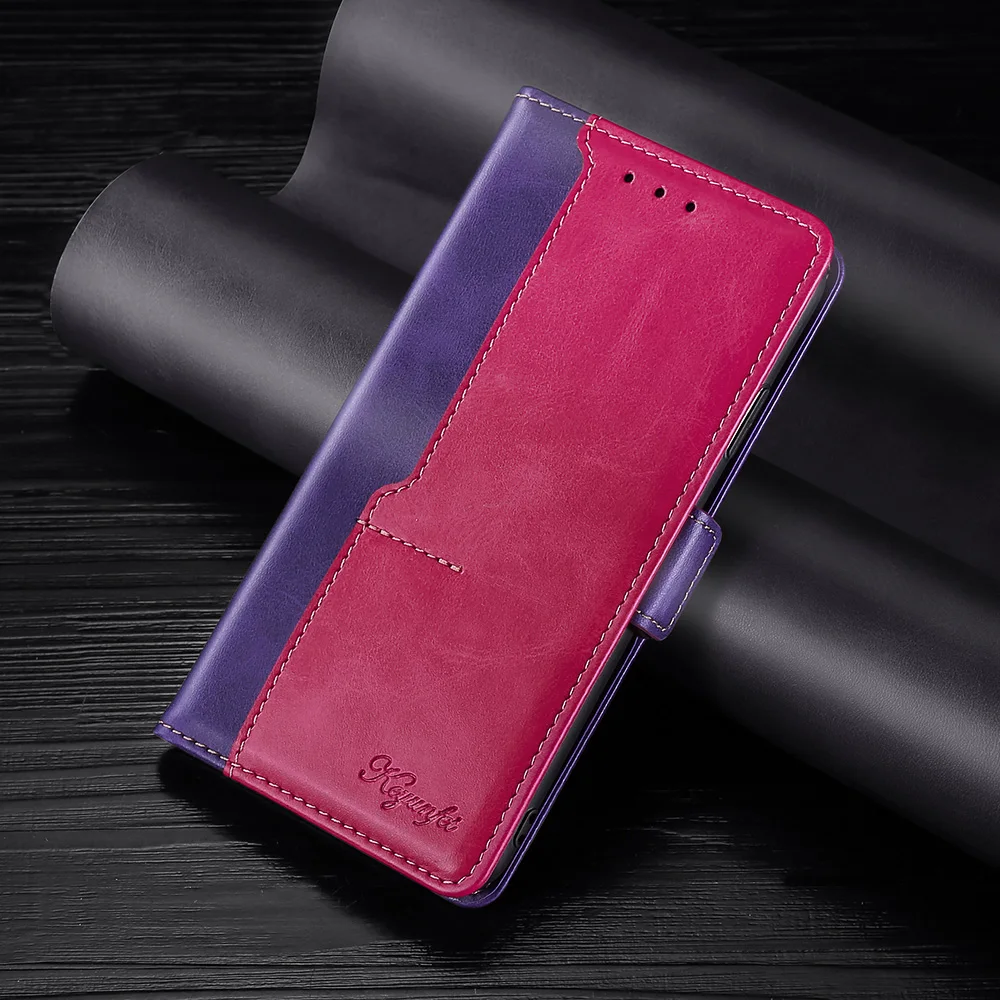 capa flip de couro com suporte para celular honor