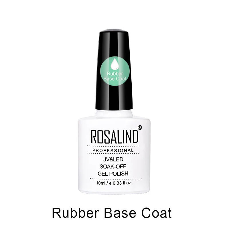 ROSALIND Diamond Top Base Coat Gel Nail Polish For Nail Extension UV LED Gel Lacquer Nail Art Primer For Nails Semi Permanent - Цвет: RDRBASE