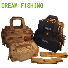 DREAM FISHING 45,5x25x21 см многофункциональная Рыболовная Сумка 2 сумки Bolsa De Pesca водонепроницаемые рыболовные инструменты приманка сумка для отдыха