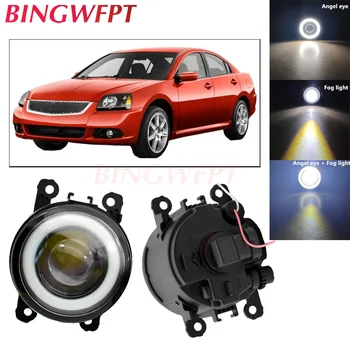 

2pcs NEW Car styling Angel Eyes front bumper LED fog Lights with len For Mitsubishi Galant DJ_ ED_ EF_ Saloon 2003-2007
