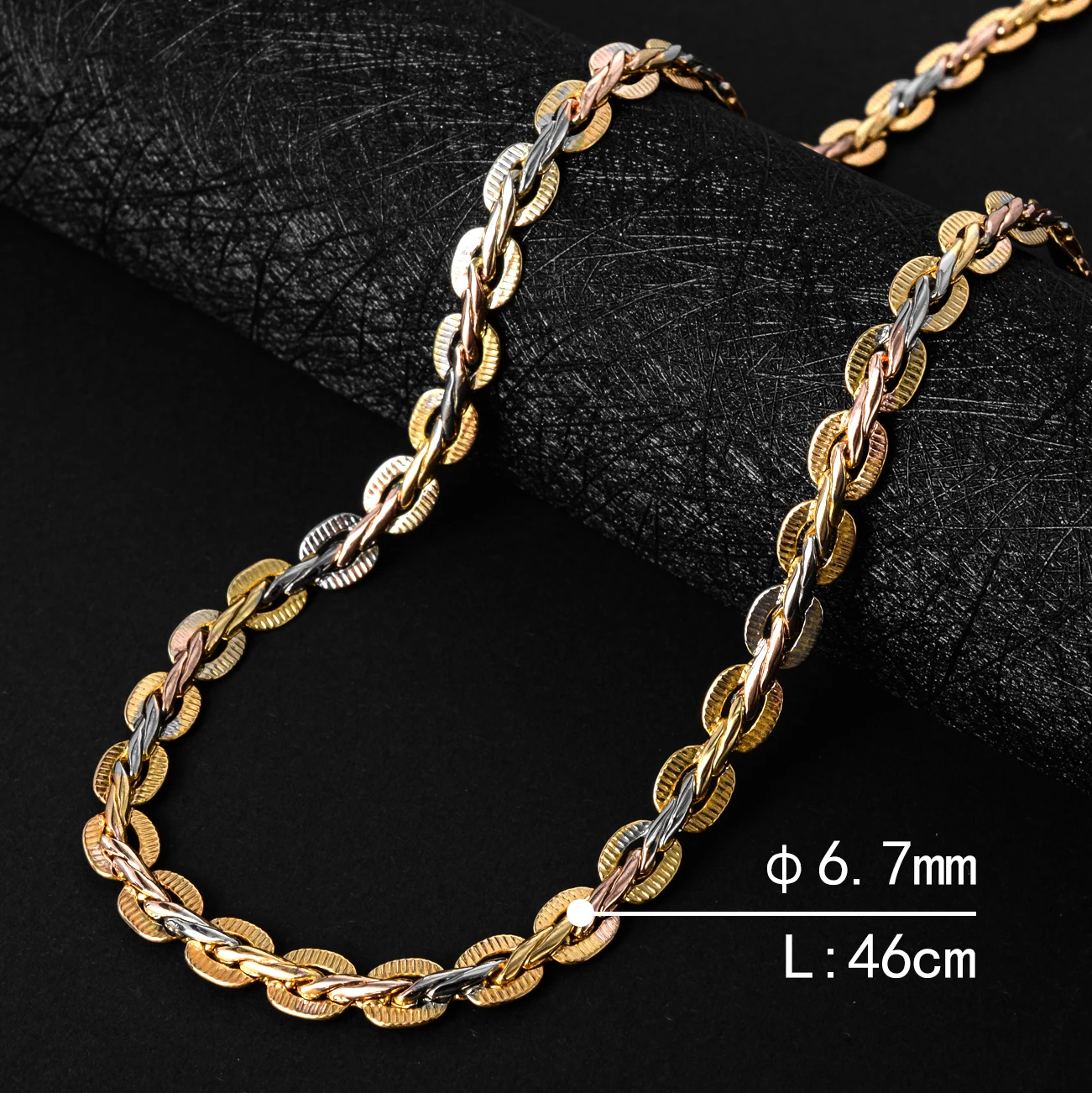 Sunny Jewelry Fashion New Copper Necklace Chains Three Color Italy Gold For Women Man High Quality Classic Trendy Daily Wear Chain Necklaces Aliexpress
