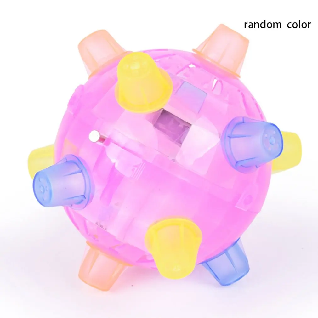 

Jumping Sound Sensitive Vibration Power Flashing Ball Toy Flash Jumping Ball New Strange Music Dancing Ball