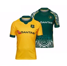 Австралия 2020/2021 дома/Away Replica Рубашка Регби Джерси Спортивная рубашка с короткими рукавами, S-5XL Австралия 2020/2021 дома/Away Replica Рубашка Регби Джерси Спортивная рубашка с короткими рукавами, S-5XL
