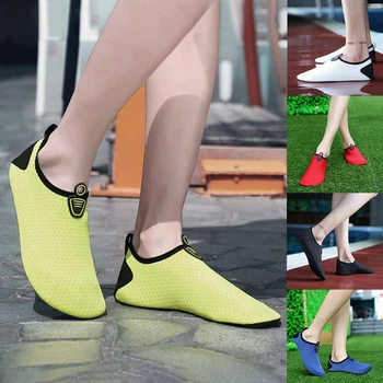 

Hot Selling Women Men Swimming Shoes Breathable Soft Flat Sole Sneaker Shoes for Summer Surfing Diving