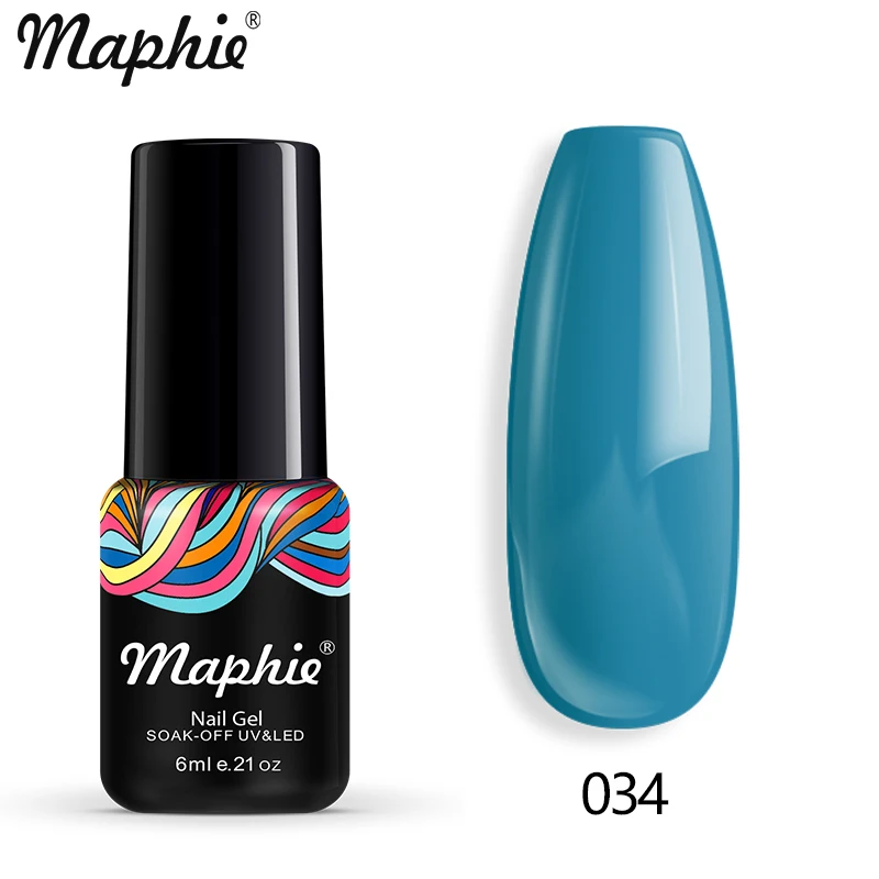 034 Maphie термальный УФ-гель для ногтей 3D Хамелеон Температура Led лак для ногтей эмаль замочить от Led Изменение цвета гель лак для ногтей - Цвет: 034