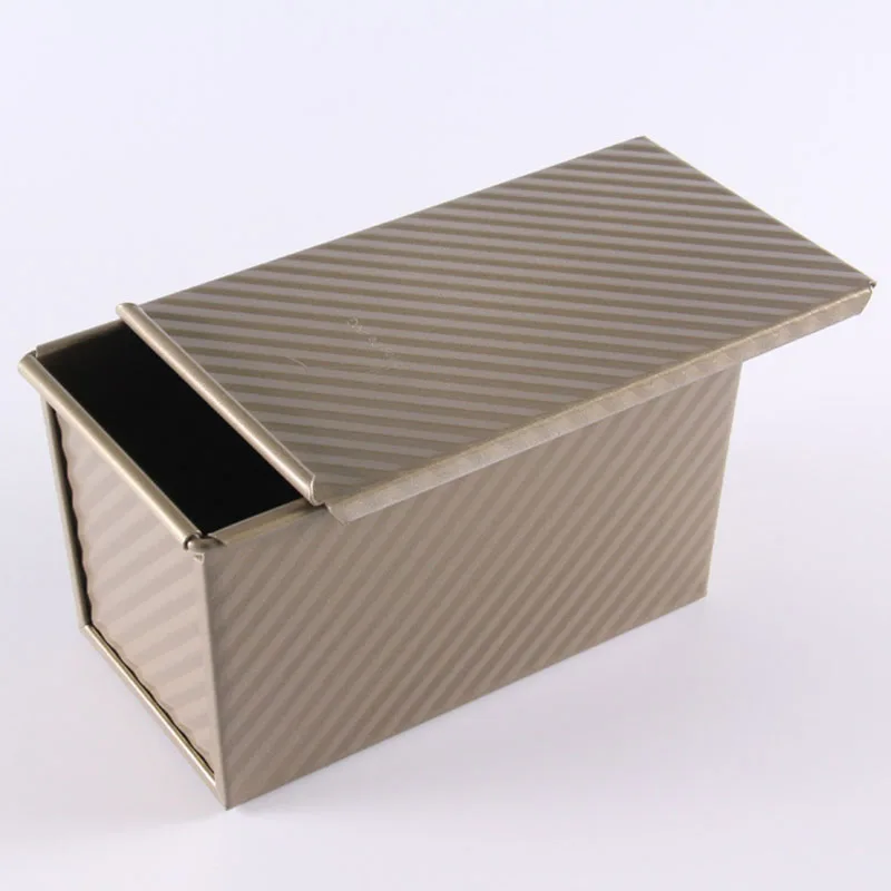 1pc Bread Loaf Pans Baking Dishes Pans Gold Mold Cake Non-Stick Toast Box Kitchen Gadget Accessories Dropshipping