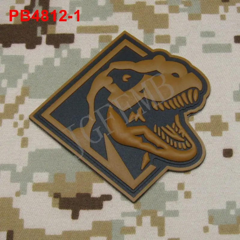 T-Rex T Rex king динозавры Трицератопс боевой патчи Тактический ПВХ патч военные значки боевые патчи