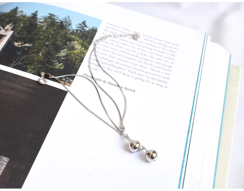 16 мм Змеиный браслет 2 шт шарики S925 стерлингового серебра женские браслеты дизайн личности геометрические женские ювелирные изделия для подарка