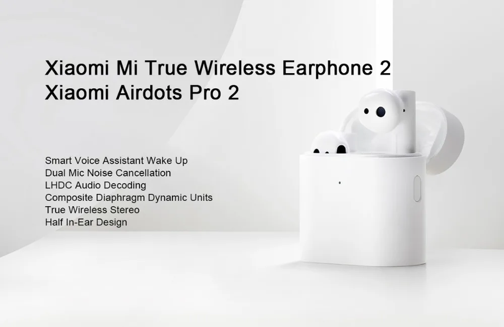 Оригинальные Xiao mi Airdots Pro 2 mi True беспроводные Bluetooth наушники Xiao mi Air 2 TWS наушники LHDC TWS управления EJO2JY