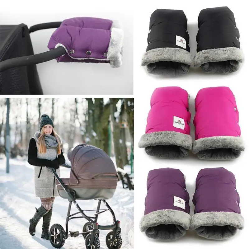 1 пара водонепроницаемых детских колясок, аксессуары для коляски, зимняя рукавица, теплые перчатки, муфта для рук, коляска, теплые перчатки, Прямая поставка