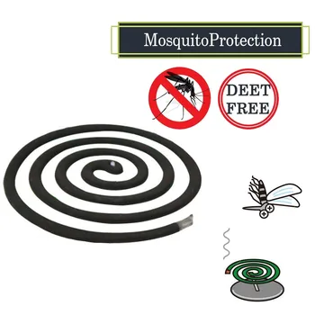 

10 Rolls of Mosquito Coils Black Mosquito Repellent Coils Mosquito Killing Incense Garden Home Pest Control In stock #Apr