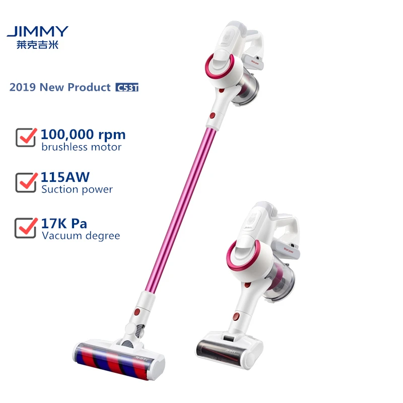  EU/RU in stock Xiaomi LEXY JIMMY JV51 JV53 Wireless Cordless Handheld Vacuum Cleaner Remove mites S